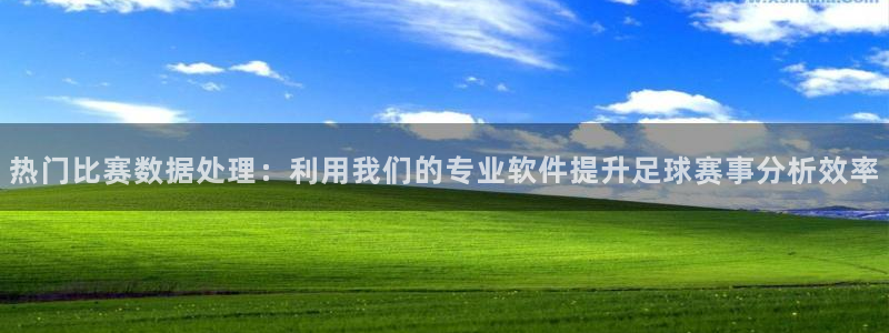 热门比赛数据处理：利用我们的专业软件