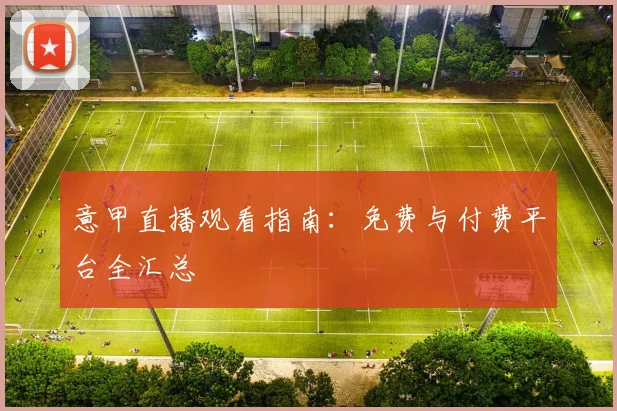 意甲直播观看指南:免费与付费平台全汇总