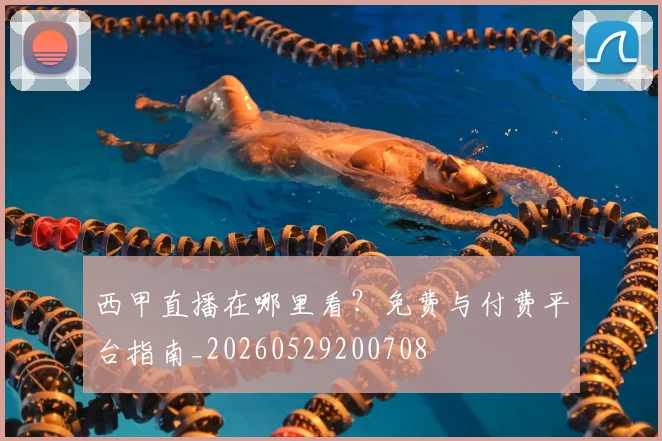 西甲直播在哪里看?免费与付费平台指南_20260529200708