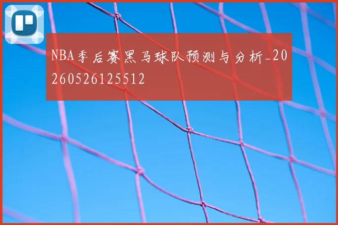 NBA季后赛黑马球队预测与分析_20260526125512